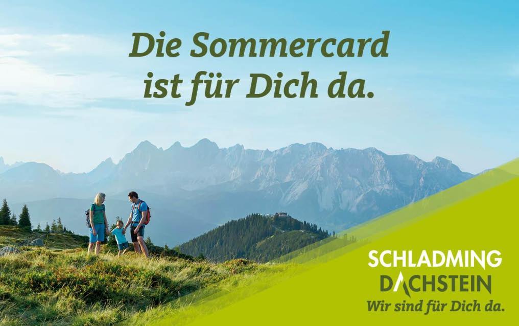 Apartment Natur Herz Haus im Ennstal Exteriör bild